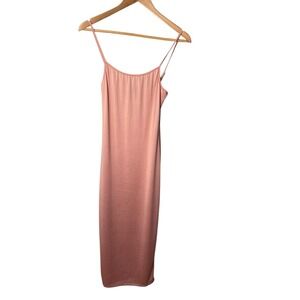 Women's Blanc Pink Slip Dress‎ Size Large